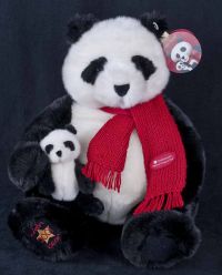 Gund Wish Bear 2001 Giant Panda Bear Smithsonian Plush